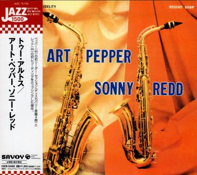 CD АРТ ПЕППЕР, СОННИ РЕДД? АРТ ПЕППЕР; - Two Altos COCB53403 Savoy Jazz 2005 Япония ObiJazz Б/у