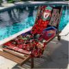 Football team.C Print Beach Towel, Versatile Lightweight Absorbent Beach Towel for Pool Surf Yoga Bathroom, Perfect Birthday Holiday Gift