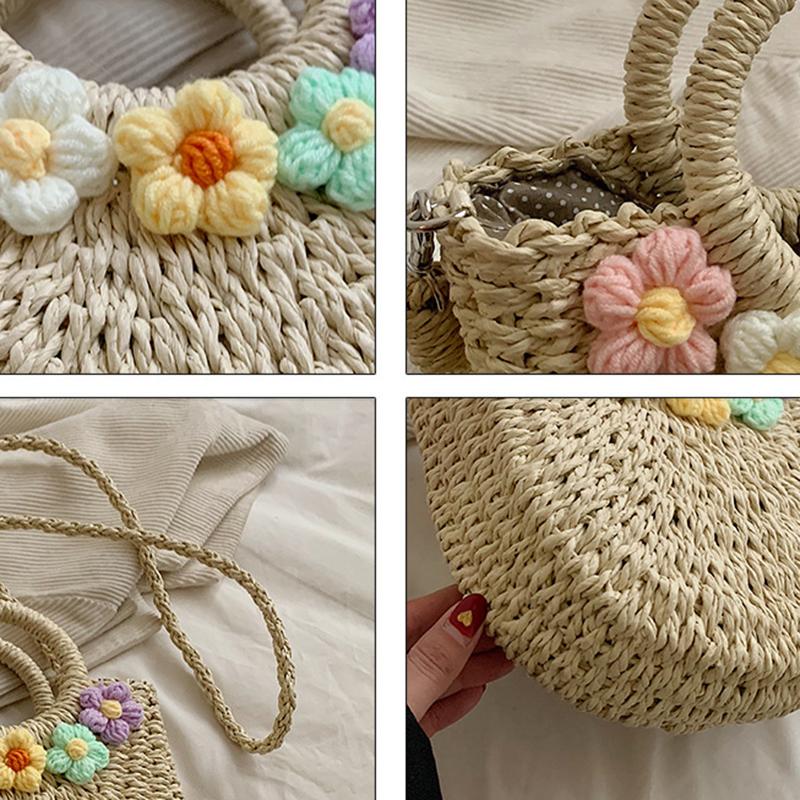 Женская плетёная сумка