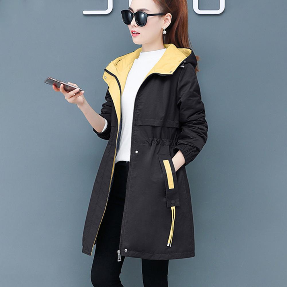 Женское зимнее пальто с плюшевым капюшоном и длинными рукавами с лацканами, однотонная теплая куртка-кардиган, зимняя ветровка для улицы