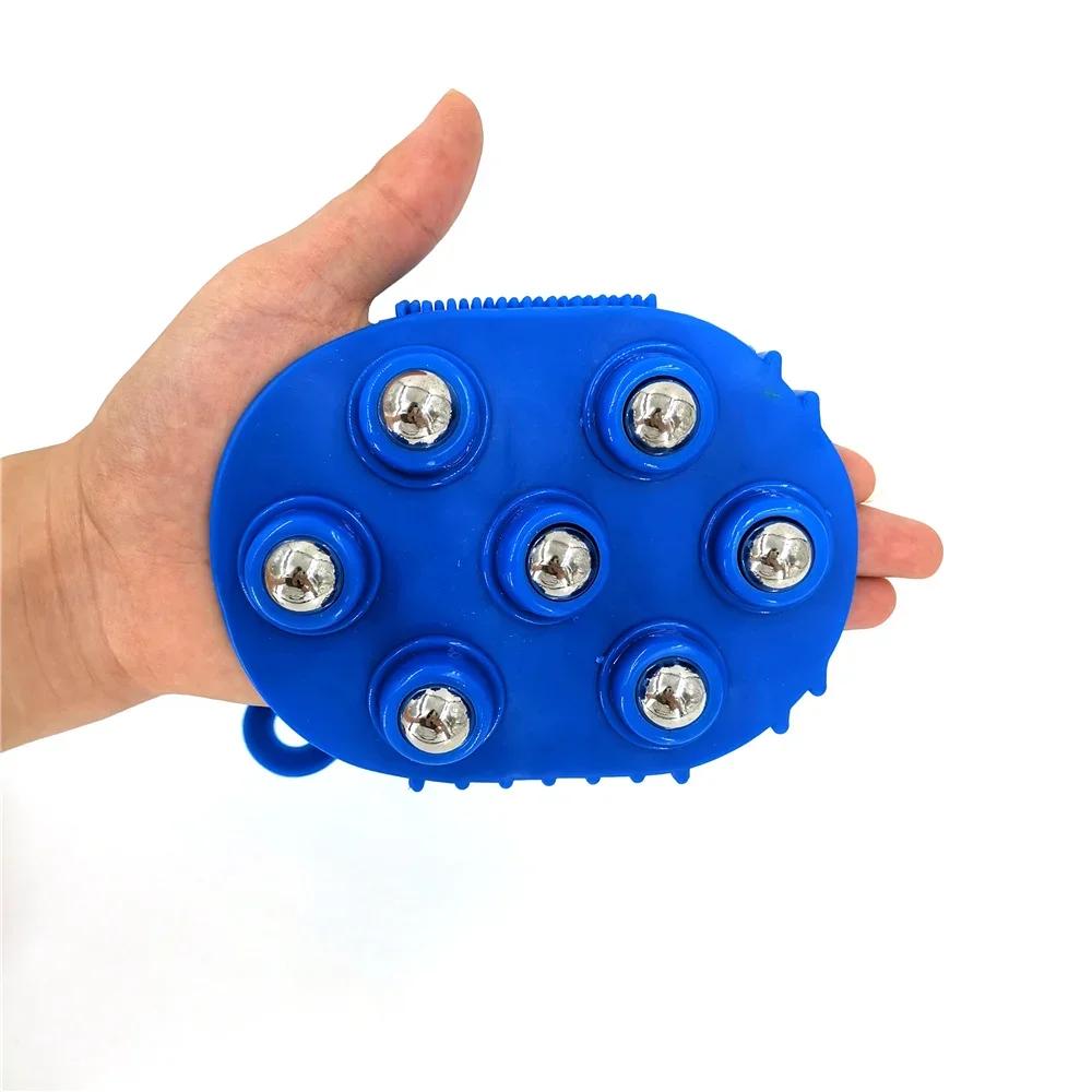 Роликовый шарик для массажа тела, перчатки для облегчения боли в мышцах, расслабляющий антицеллюлитный массажер для рук, шеи, спины, плеч, ягодиц, здравоохранения