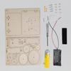 STEM Деревянный Механизм DIY 3D Пазл Научная STEM Модель Строительные Наборы Лазерная Резка Действие от Заводного Механизма Подарочные Игрушки Для Ребенка