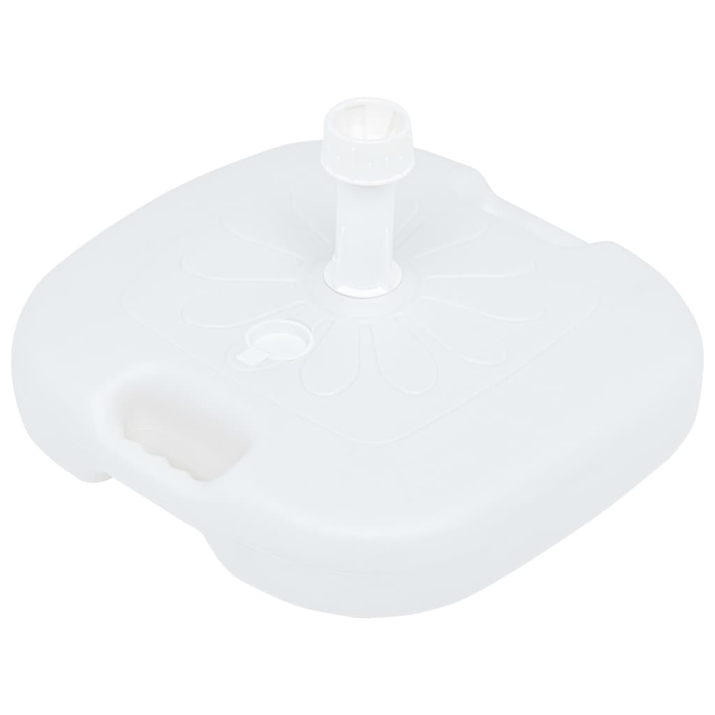 Sun Umbrella Base Sand Water 16 L White Plastic