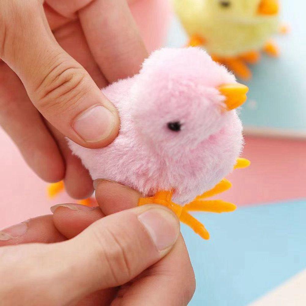 Shake Movement Interative Playing Clockwork Interative  Toy Cat Toys Plush Chicks Kids Gifts