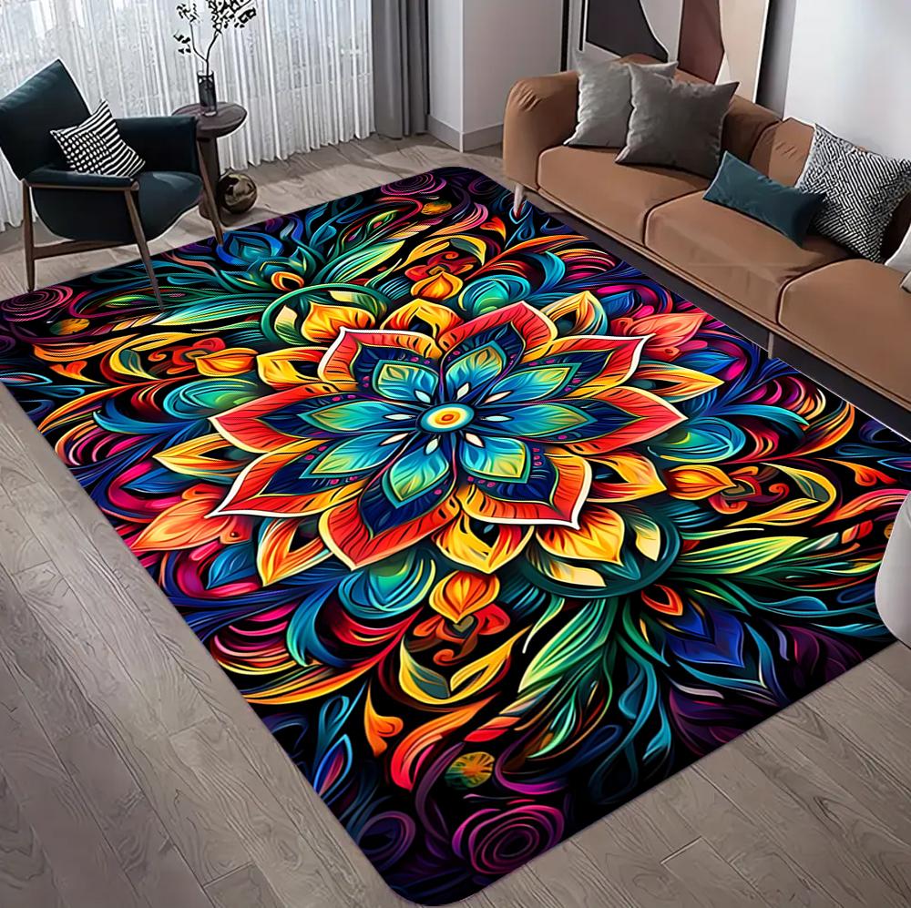 Horus Rug Carpet for Living Room Bedroom,Floor Mat Non-slip Bedroom Decor Living Room Decoration Carpet Area Rug Machine Wash