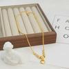 Heart NecklaceFashionable copper necklaceHeart-shaped pendant necklaceWomen's daily necessitiesFriends' Jewelry Gift Party