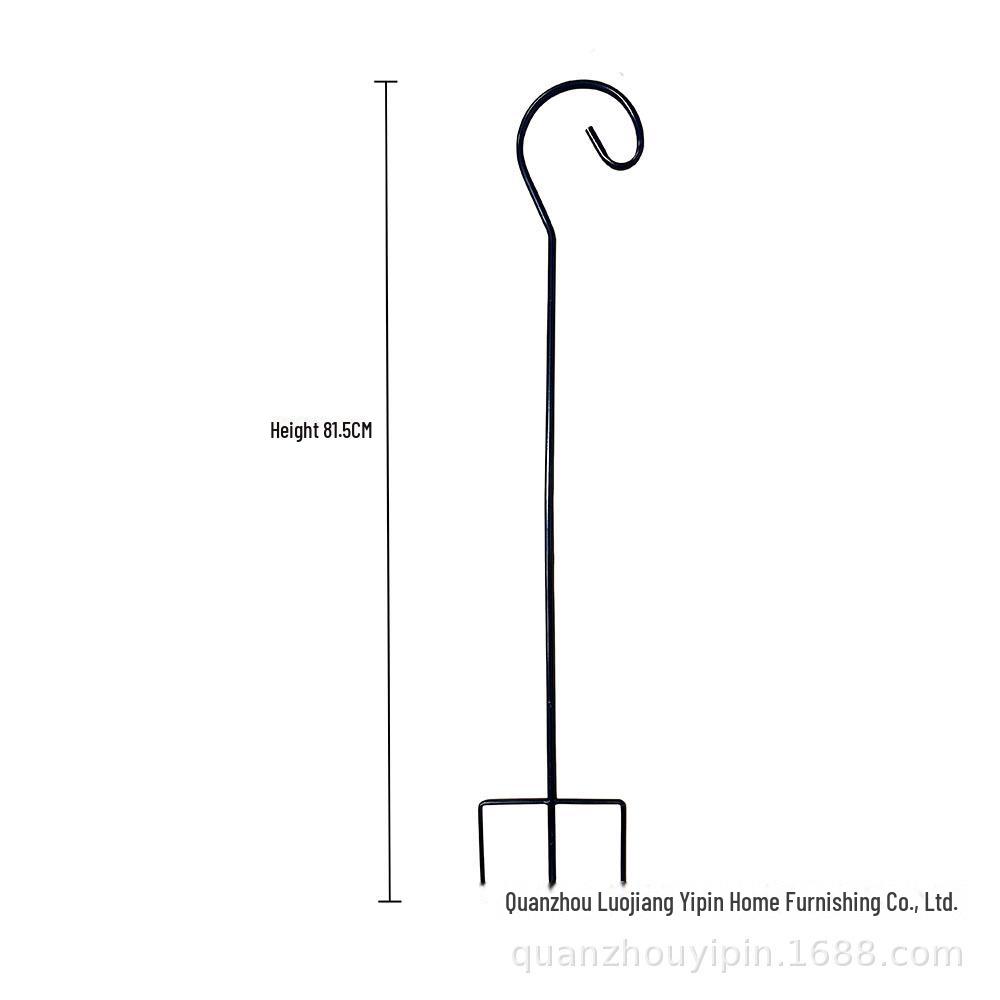 Крюк Shepherd из нержавеющей стальной трубы со съемной комбинацией из 4-5 секций и заземляющей заглушкой