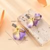 Pinkdudu Candy Color Flower Earrings Exaggerated Sweet Petal Ear Jewelry Tassels Earrings for Women PD2337
