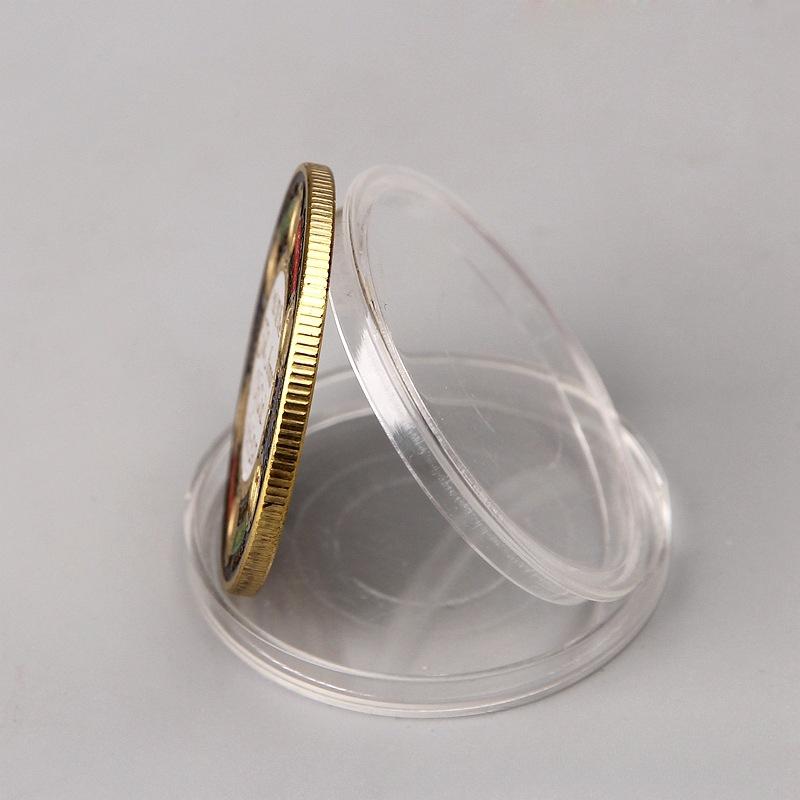 Новые памятные монеты с доспехами бросают вызов монетам с двусторонними окрашенными металлическими значками, Бог;Броневые военные медали.