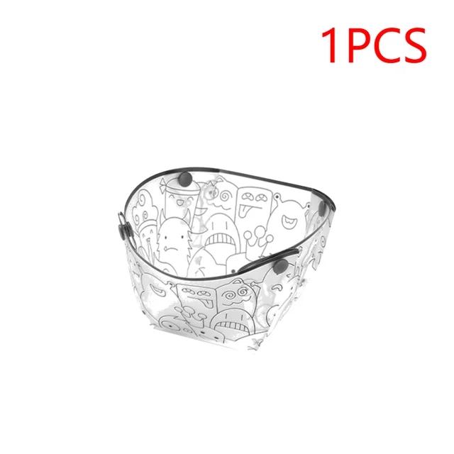 1 шт., уличная складная миска, переносная прозрачная посуда, термостойкая тарелка с защелкой, пищевая чашка, фильтр для кофе, воронка