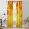 Осенние листья, оконные шторы для гостиной, роскошный декор для спальни, занавески для кухни, занавески для окон