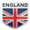 Union Jack Flag Car Emblem - Metal England & UK Flag Badge | Queen