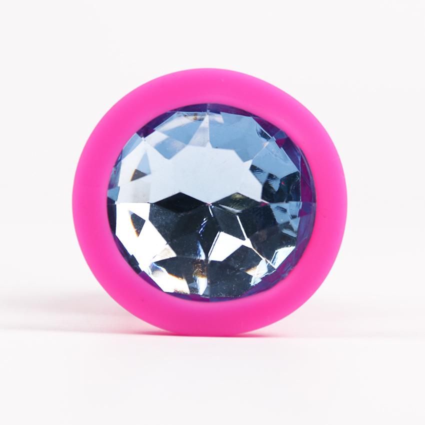 1 шт., сексуальная анальная пробка унисекс, стимулирующая точку G для заднего двора, силиконовая Анальная пробка, бусины с кристаллами, ювелирные изделия, секс-игрушки для влюбленных