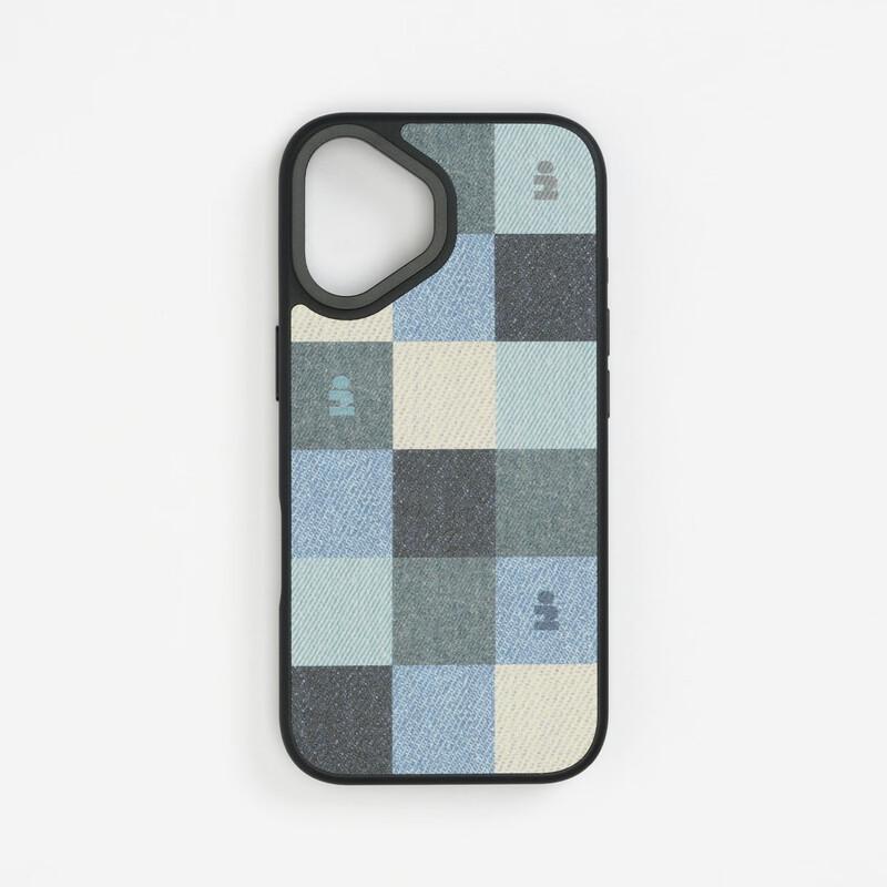 Tagi Magnetic Plaid Leather Phone Case for iPhone 17