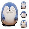 Cute And Adorable Penguin Plush Toy Pillow Blanket For Wholesale