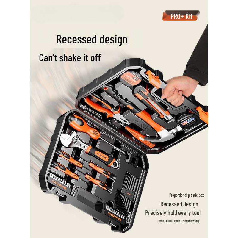 Многофункциональный набор инструментов «Зеленый Лес»: Полный набор для ремонта по дому и для электрика