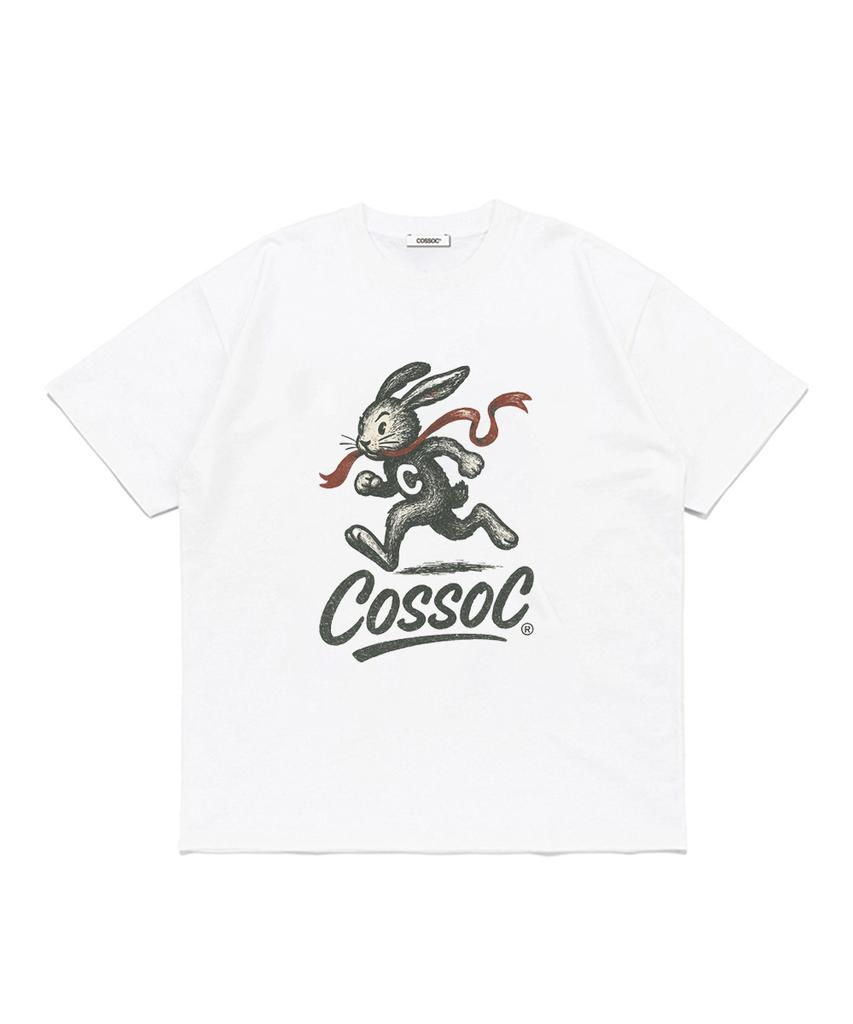 Koso Run Rabbit Run Футболка с коротким рукавом (белый)