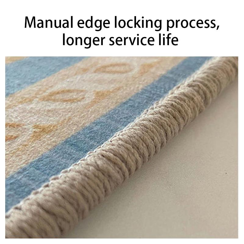 Oval Fashion Carpet Large Rugs for Living Room 200x300 Balcony Lounge Area Rug Washable Bedroom Room Decor Floor Mats Non-slip