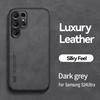 For Samsung Galaxy S24 Ultra 5G Case Magnetic Holder Leather Phone Case For Samsung S24 + Plus S 24 Ultra Shockproof Back Cover