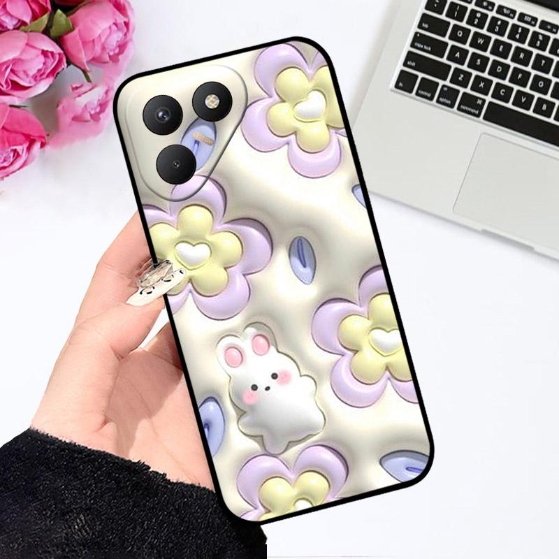 Для Tecno Pova 7 4G LJ6 Чехол Модный Мультяшный Астронавт Силиконовый Чехол для Телефона Для Tecno Pova7 Чехлы Защита Камеры Fundas Coque