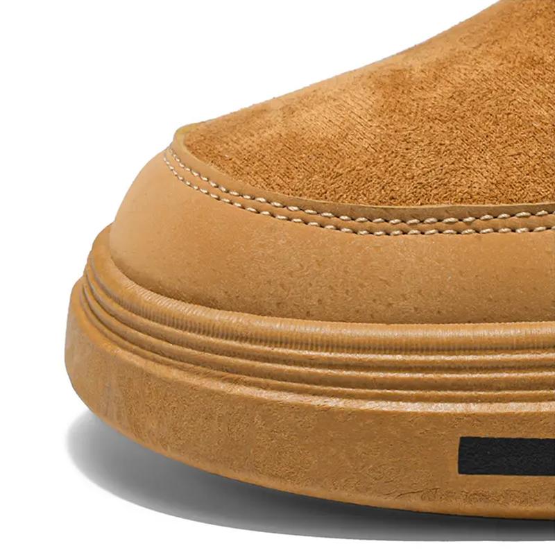 Новые зимние ботинки для снега, мужские повседневные ботинки без застежек, утолщенные, нескользящие, удобные, износостойкие, мужские ботинки челси