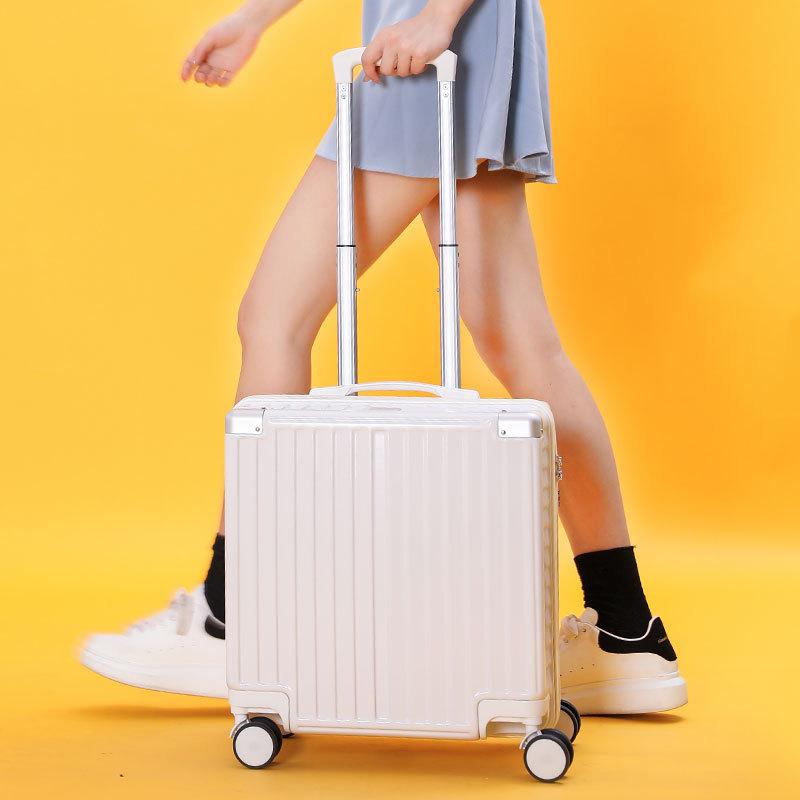 Легкий мини-чемодан на колесиках с кодовым замком, 18-20 дюймов - Идеально подходит для студентов и детей.