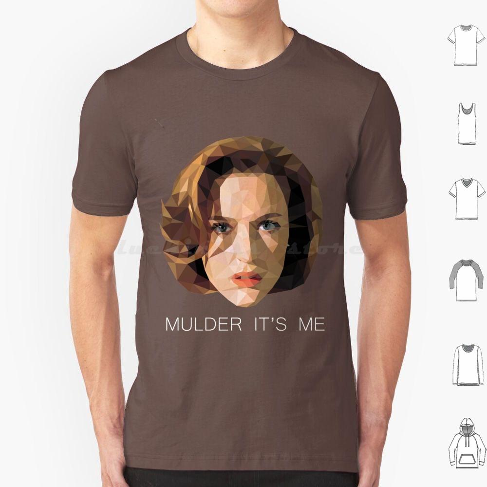 Футболка с надписью Mulder Its Me 6XL Хлопок Прохладная футболка Скалли Секретные материалы Джиллиан Андерсон Дэвид Духовны Секретные материалы X Files Дэна Скалли Малдер