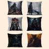Аниме Bloodborne Стич Счастливый Дракон Наволочка Чехол для диванной подушки Украшение дома Комнаты Детский подарок