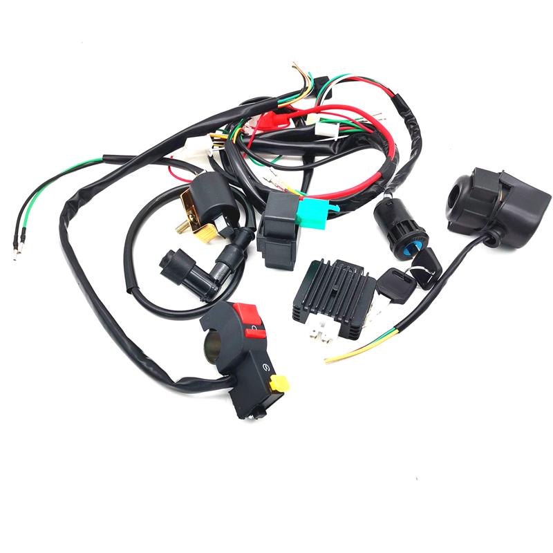 50cc-125cc CDI Wire Harness Stator Assembly Wiring Chinese ATV Electric Quad Kit