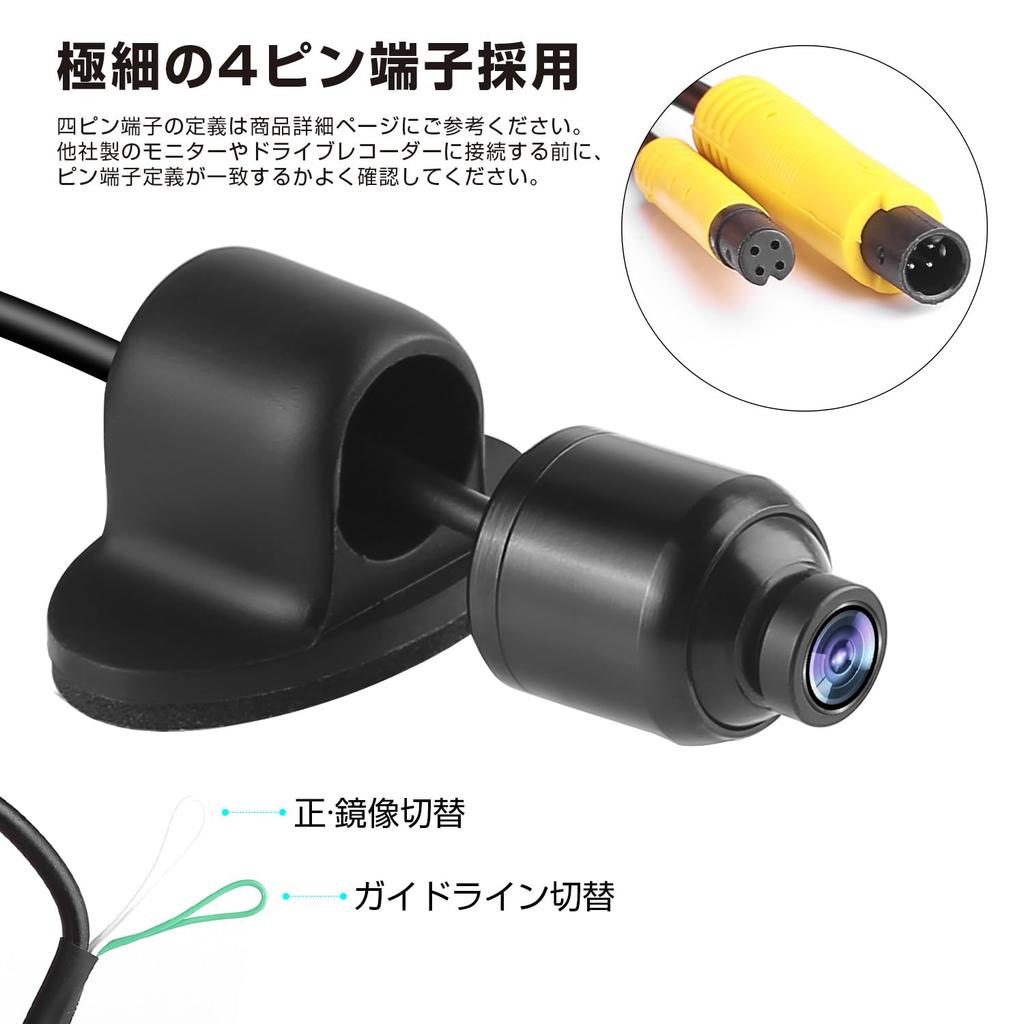 Боковая камера Antion, для передней и задней камер, без сверления, ультракомпактная, IP68