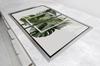 Glass protective plate for stove 2x45x52 Leaf