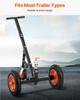 1000lbs Trailer Dolly 16.7 and 22 in Adjustable Height 2 in Ball 14 in Tires