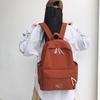 Simple And Versatile Casual Schoolbag Female High School College Student Junior High School Girl Backpack Light Commuter Travel Backpack