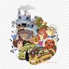 Ghibli Character Montage Ghibli Museum Studio Ghibli Iron On Patches For Clothing Applique Stickers On Clothes Heat-Sensitive Custom Patch