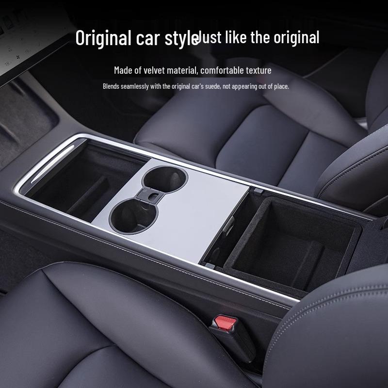 Лоток для центральной консоли Tesla Model Y/3: Аксессуар для хранения в подлокотнике