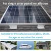 Units Solar Panel Mounting Bracket Kits PV Panel Roof Solar Panel Aluminum Mounting Z Type Bracket for Car Boat RV Yacht