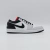 553558-045 Nike Air Jordan 1 Low Нейтрально-серый Инфракрасный 23 Черный (Мужской)
