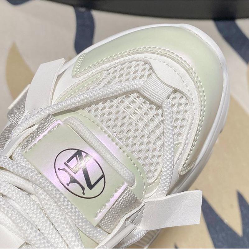 Женские массивные кроссовки на высокой платформе 8 см, спортивная обувь для папы, женские повседневные зимние туфли из блестящей кожи, Zapatillas Mujer