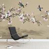 Custom 3D Photo Wallpaper Chinese Style Elegant Magnolia Flowers Birds Large Mural Bedroom Living Room TV Background Decoration