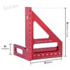 EsiFare Woodworking Ruler, Right Angle Ruler, 45 Degree, 90 Degree Triangle Ruler, Woodworking Right Angle Protractor, 3D Multi-Angle Measuring Ruler,