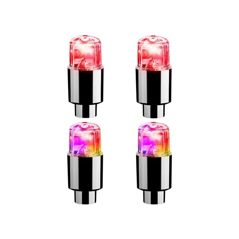 Автомобильный красочный 2 шт. Hot Wheels интеллектуальный двойной датчик шин лампа крутой колесо лампа колесо дуга фонарь клапан Hot Wheels лампа