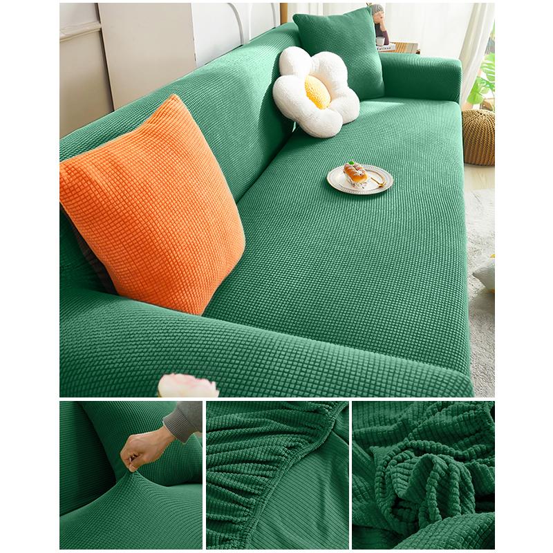 Эластичный жаккардовый чехол для дивана, эластичный чехол для дивана, секционный L-образный чехол для дивана, угловой чехол для гостиной, 1/2/3/4 сиденья