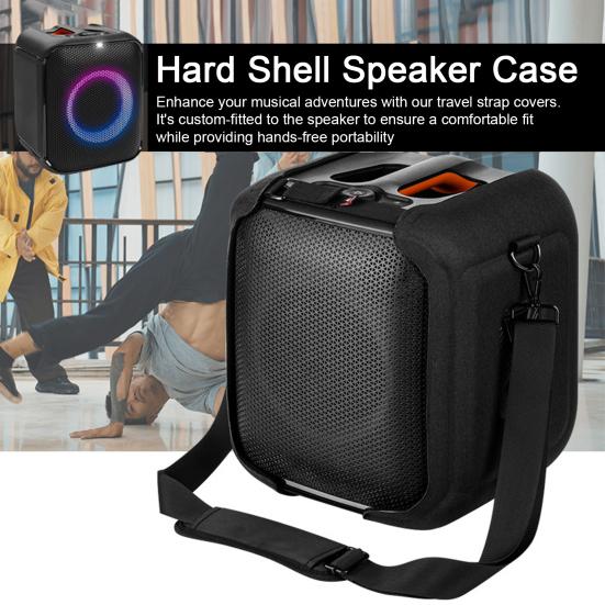 EVA Travel Carrying Speaker Bag Case with Shoulder Strap Shockproof Protective Shell Hands-Free Portability Easy Carry Premium Protection Case for JBL