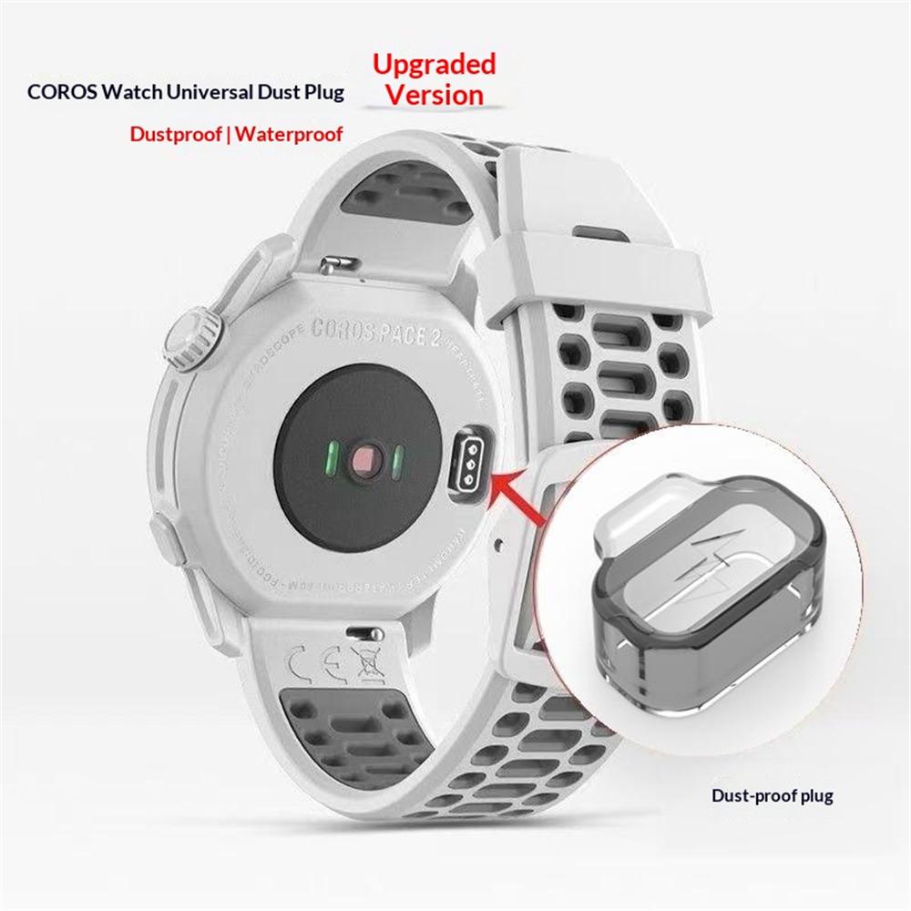 TPU Dust Cover for Coros Apex 2 Pro/Apex Pro/Apex 2 Smart Watch Charging Port Dust Plug