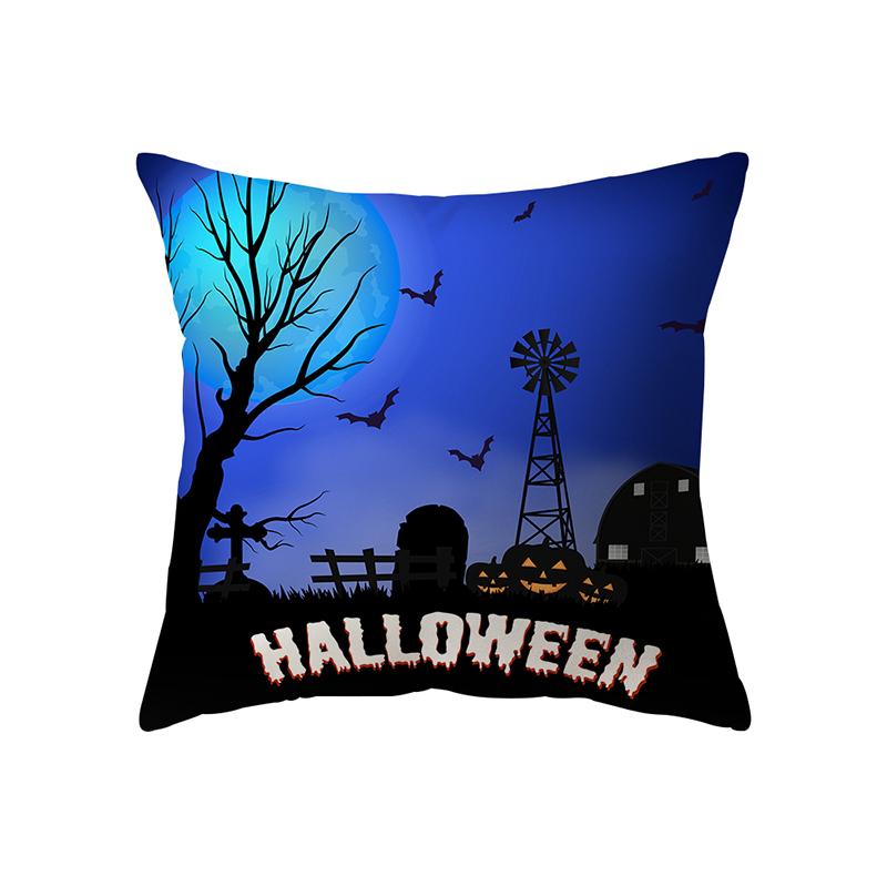Тыквенный алфавит на тему Хэллоуина Подушка Чехол для дивана Подушка для праздника Подарок Украшение для вечеринки Домашний декор