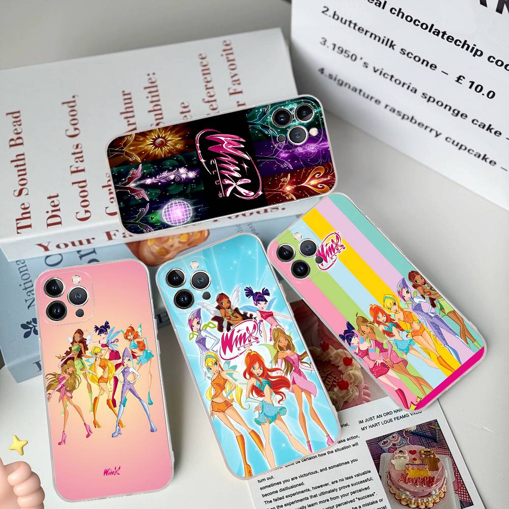 Чехол для телефона Girl Winx Clubs для iPhone 17 Air 16 Pro Max 15 14 13 12 11 Plus