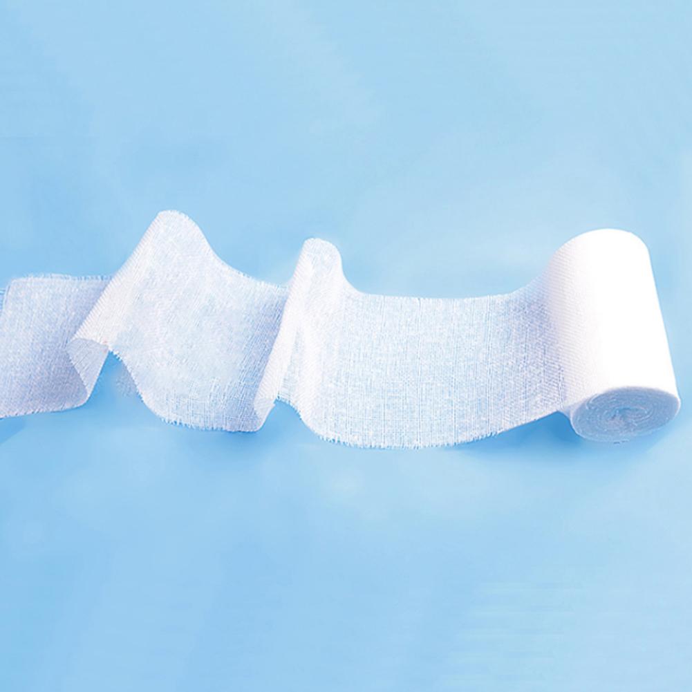 1 Roll Gauze Bandages First Aid PBT Medical Elastic Bandages