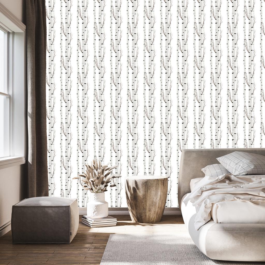 Birch Tree Wallpaper for Living Room and Bedroom 50x1000