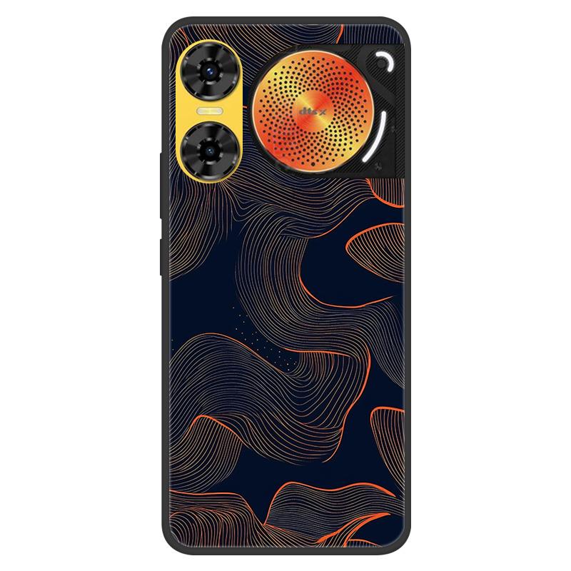 For ZTE Nubia Music 2 Case 2025 New 5G Fashion Flower Soft Silicone Shockproof Bumper For nubia Music2 5G Strip Phone Back Cover
