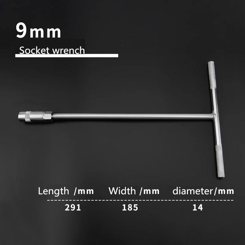 Ручной торцевой ключ Т-типа, внешний шестигранный ключ для ремонта автомобилей и мотоциклов, гаечный ключ с шестигранной головкой Т-образной формы